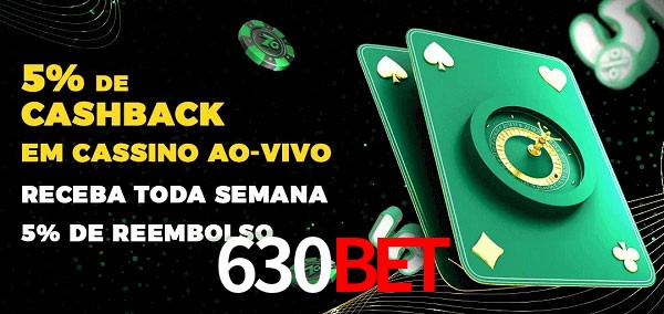 Promoções do cassino ao Vivo 630bet